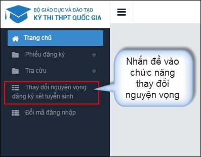 nguyện vọng xét tuyển ĐH - CĐ 2017